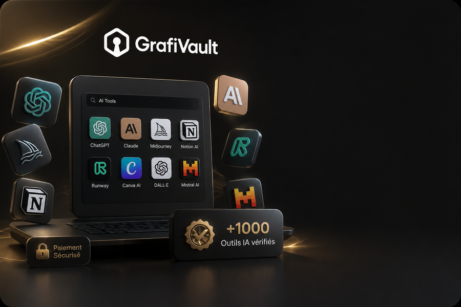 GrafiVault — produits digitaux instantanés