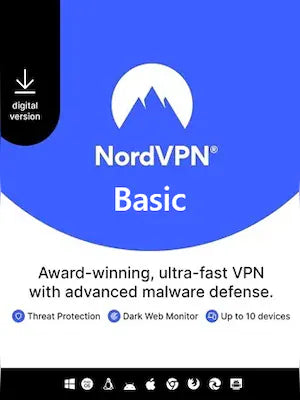 NordVPN Basic — VPN le Plus Sûr, 3 Mois